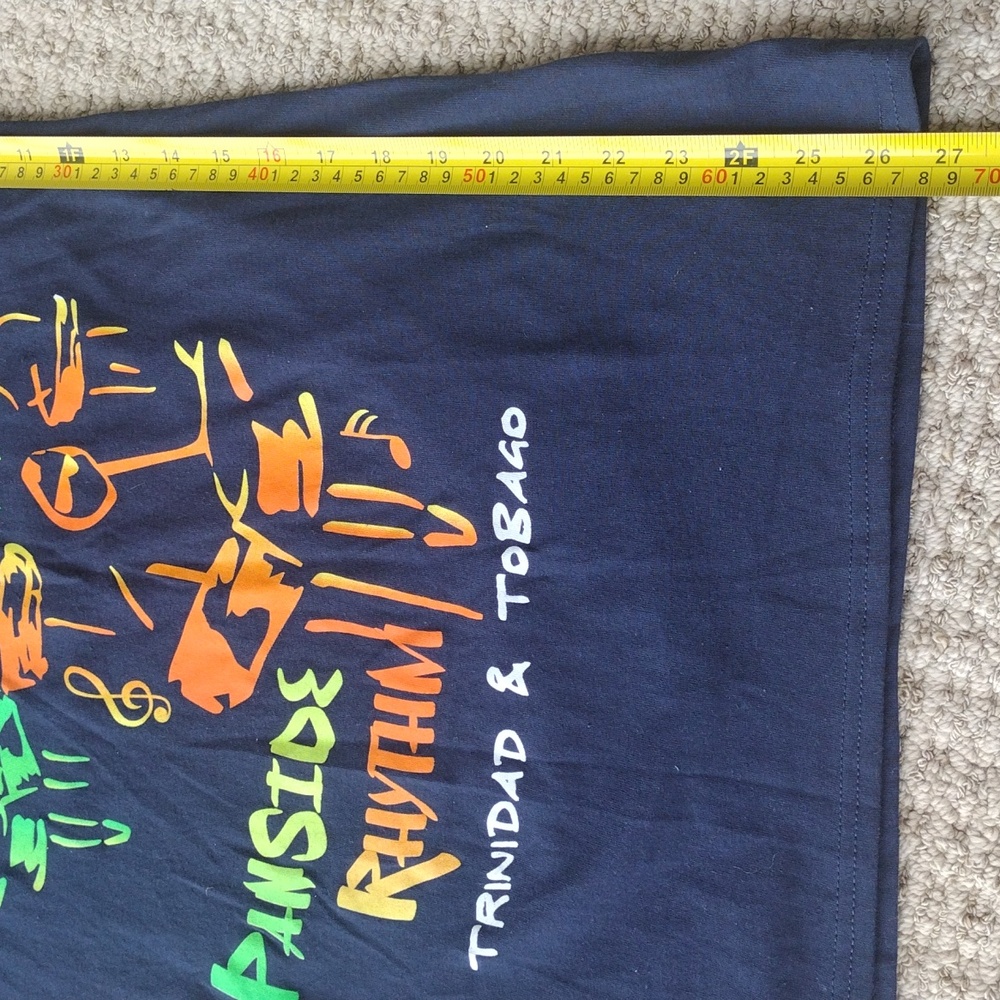 Trinidad And Tabago Navy Graphic T-Shirt - Picture 7 of 12
